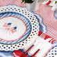 White Basketweave Dinner Paper Plates - Porcupine Paper Co.