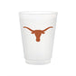 Texas Logo Flex Cup by Valiant Gifts Inc showing a flexible plastic cup with Texas state logo design on a white background.