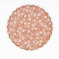 Gatherings by Curated Paperie autumn floral dinner plates with colorful fall floral design on white ceramic.