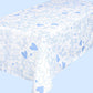 Something Blue Washable Tablecloth | 9 ft x 4.5 ft