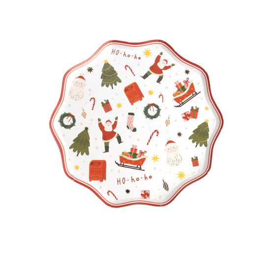 Christmas Cheer Dessert  Paper Plates | 8 count