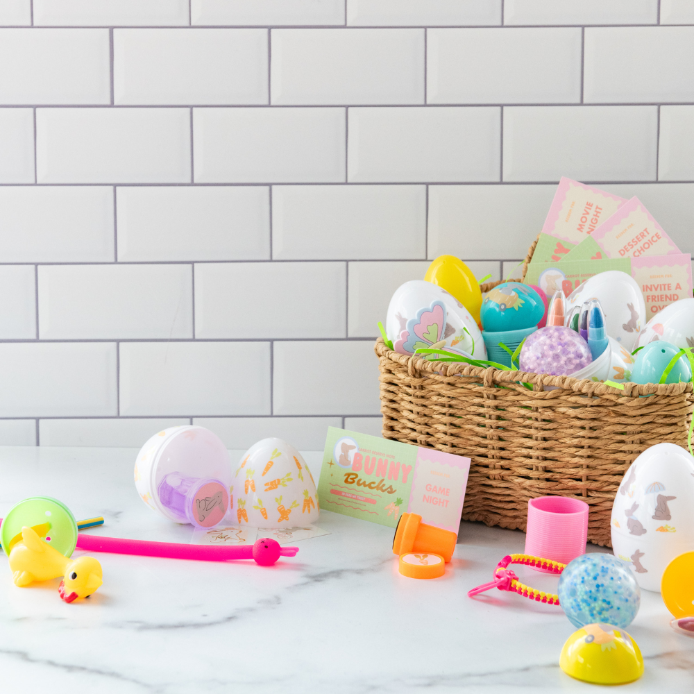 Bunnies In The Garden Easter Small Egg Filler Kit | 40 Piece Kit