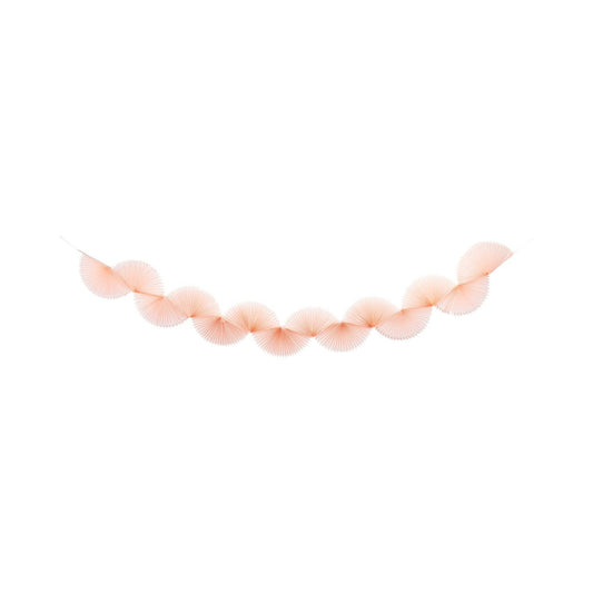 Pink Tissue Bunting Banner