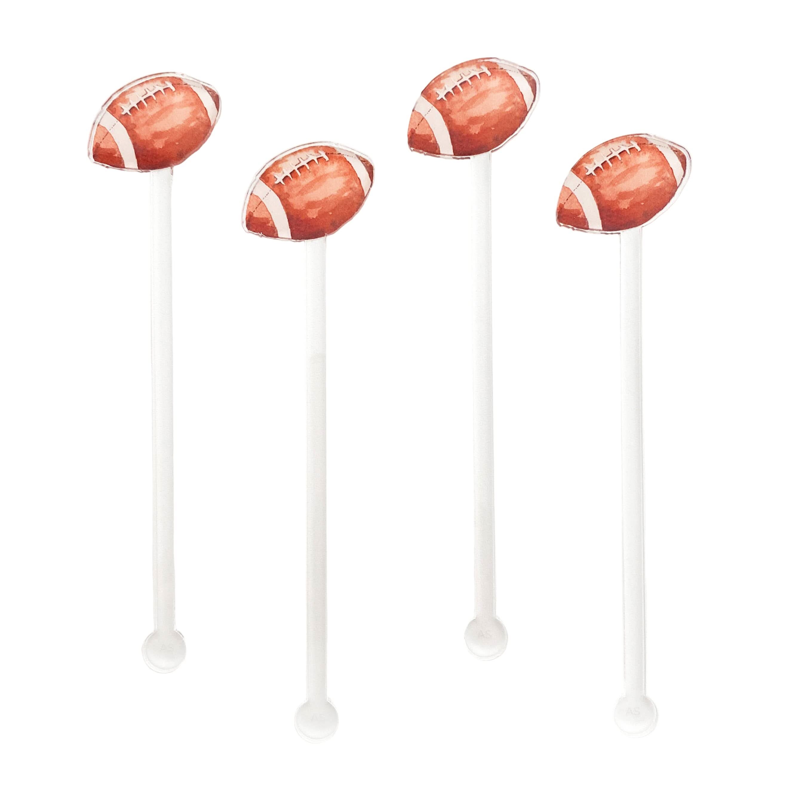 Empty R Stick Football Football Stir Sticks | Set of 4 – Porcupine Paper Co.