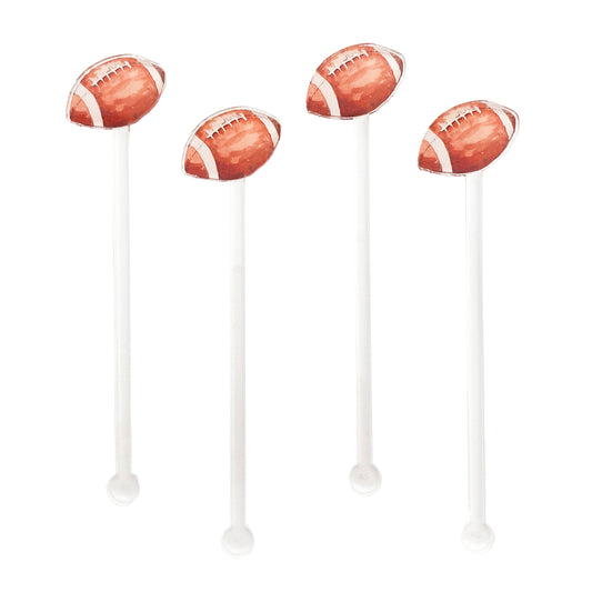 Football Stir Sticks | Set of 4