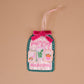 Acrylic ornament featuring a Merry Mahjong design from The Darling Effect, with colorful festive Mahjong tiles and holiday accents.