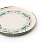 Christmas Wreath Dessert Plates 8" | 8 count