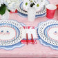 Patriotic 4th of July cocktail napkin with red, white, and blue design from Gatherings by Curated Paperie for festive celebrations.