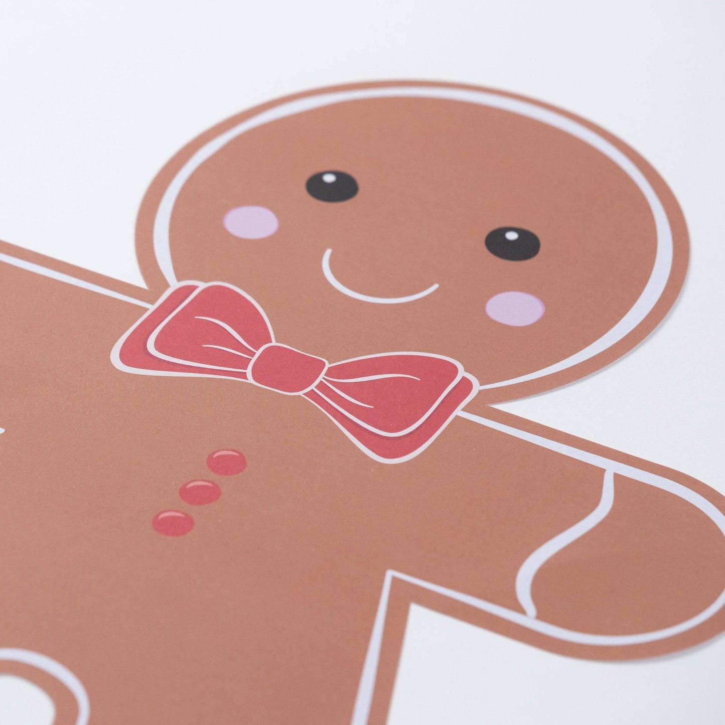 Gingerbread Man Paper Placemats | 12 count