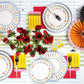 Pencil Dinner Plates | 8 count