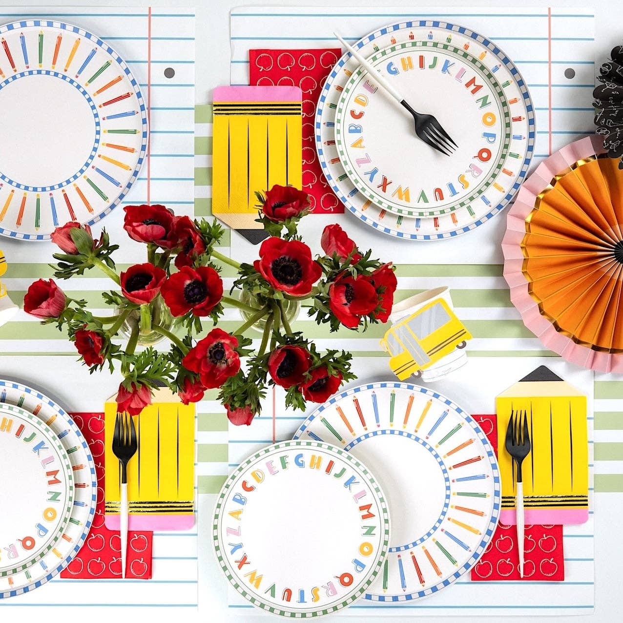 Pencil Dinner Plates | 8 count