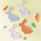 Bunnies In The Garden Large Napkins | Pack of 16