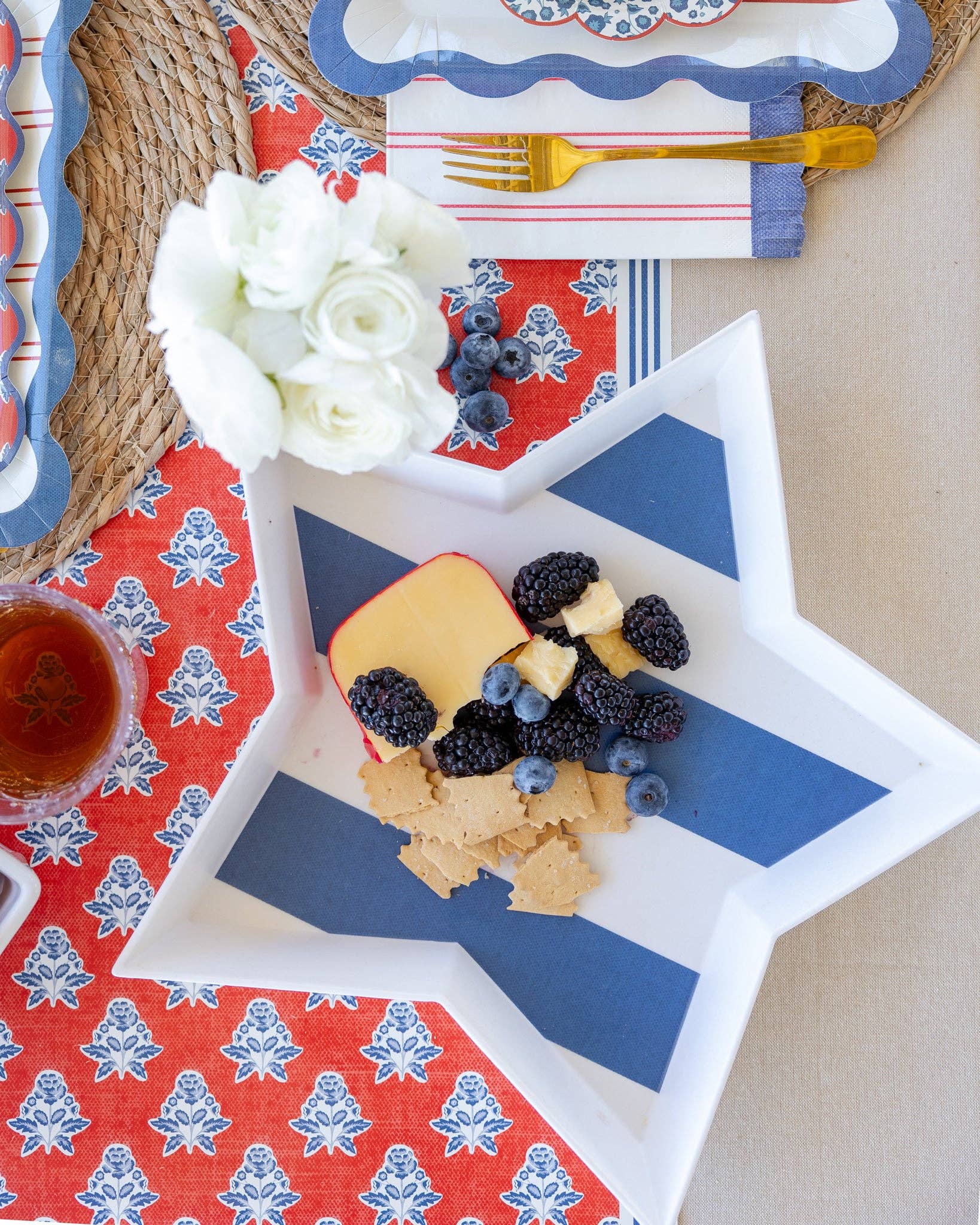 Stacking Stars Bamboo Tray Set by My Mind’s Eye featuring four nested bamboo trays with star-shaped cutouts for decorative use.