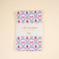 All-American Darling waffle tea towel by The Darling Effect featuring patriotic red, white, and blue star pattern.