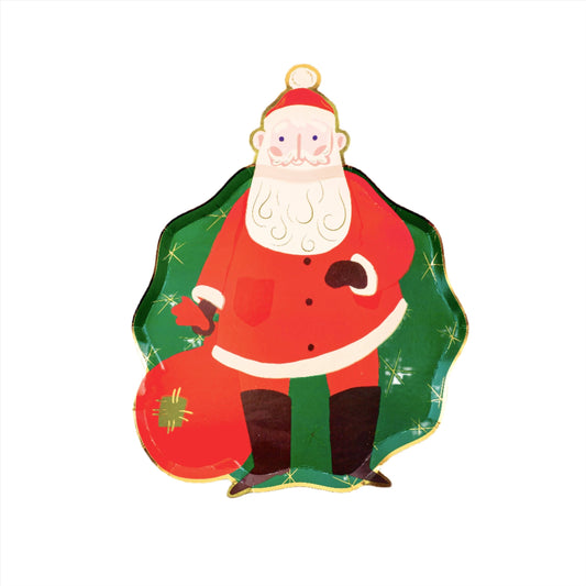Santa's Cheer Dessert Plates | 8 count