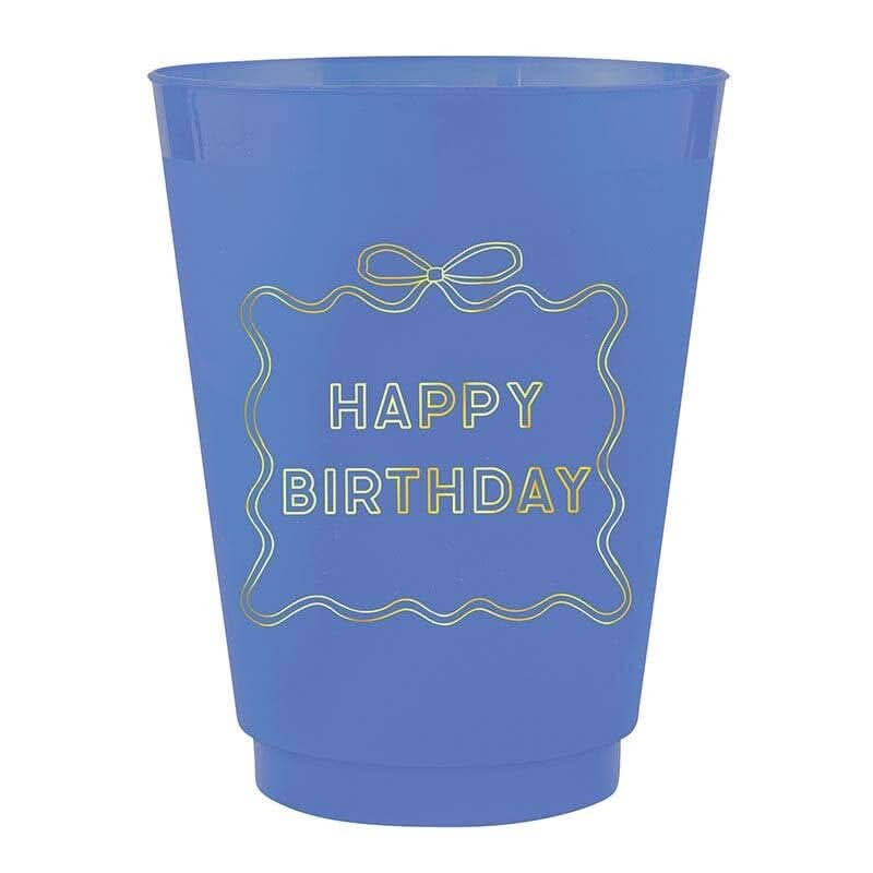 Happy Birthday to Me Frosted Party Cups | Set of 8