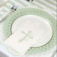 Sage Basketweave Dinner Paper Plates - Porcupine Paper Co.