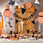Velvet Puffy Happy Halloween Banner
