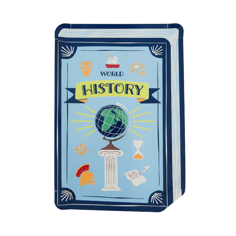Textbook Large Plates 10" x 7" | Pack of 8