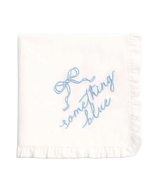 Something Blue Embroidered Hanky