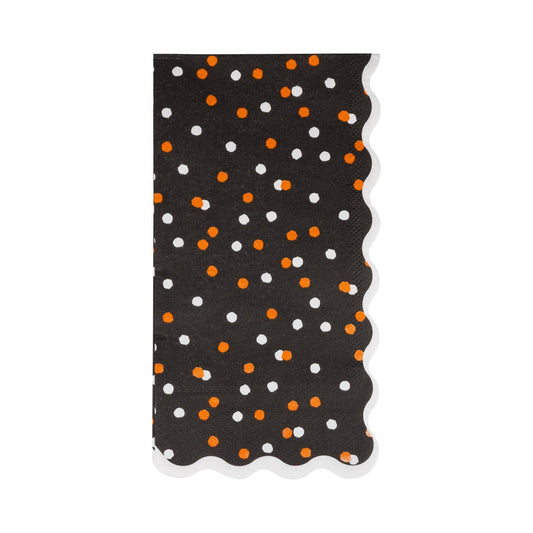 Halloween Polka Dot Dinner Napkins | 24 count