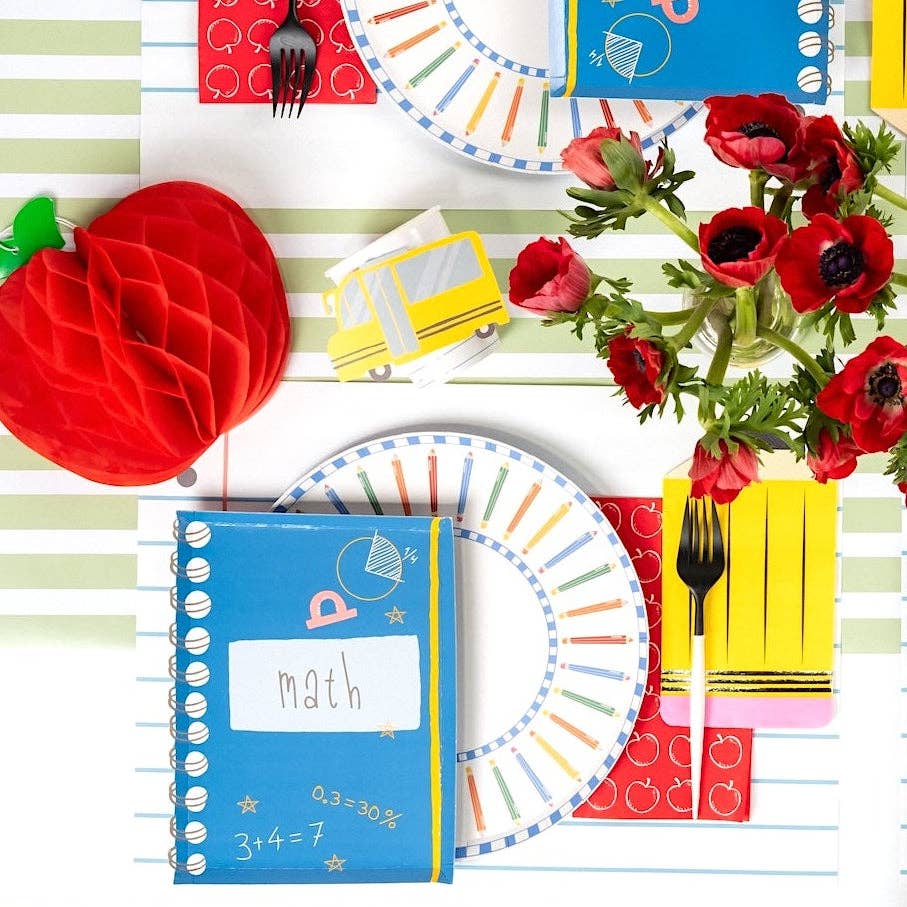 Pencil Dinner Plates | 8 count