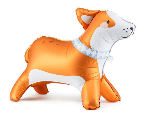 Corgi Standing Foil Balloon | 34.6x27.6 Inches