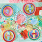 Rainbow Ric Rac Assorted Lunch Napkin - Porcupine Paper Co.