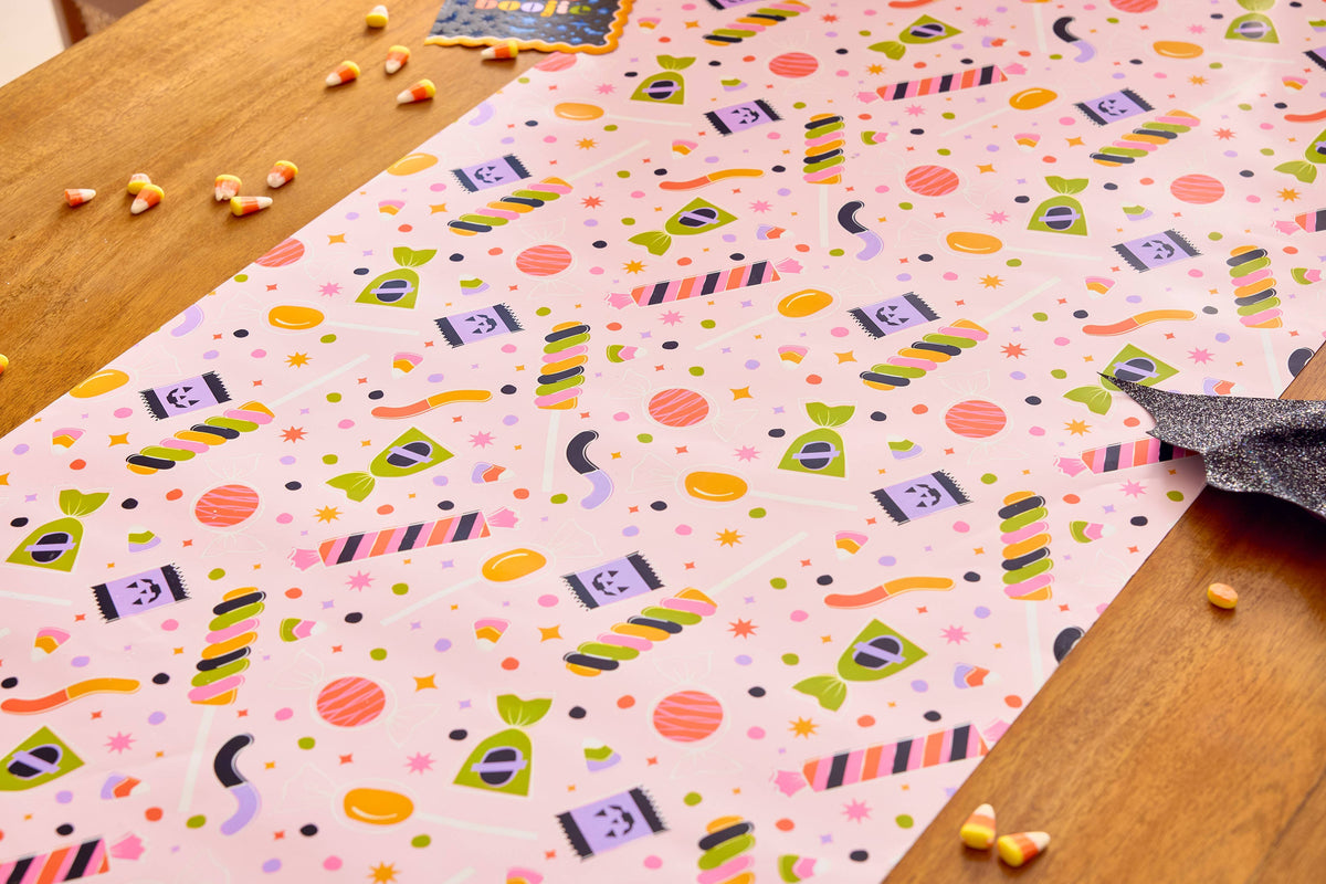 Pink-a-boo Candy Toss Paper Table Runner | 20" × 300"