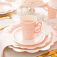 Pembroke Tea Cup Paper Party Cups | 12 oz | Pack of 8