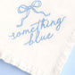 Something Blue Embroidered Hanky