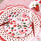 Pink Basketweave Dinner Paper Plates - Porcupine Paper Co.