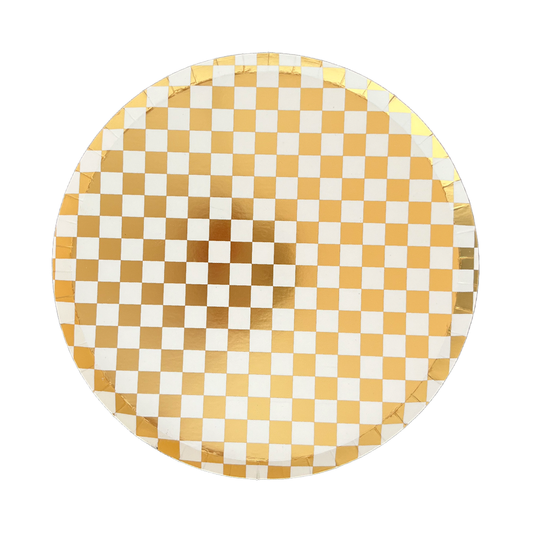 Gold Clash Plates 10" | 8 count