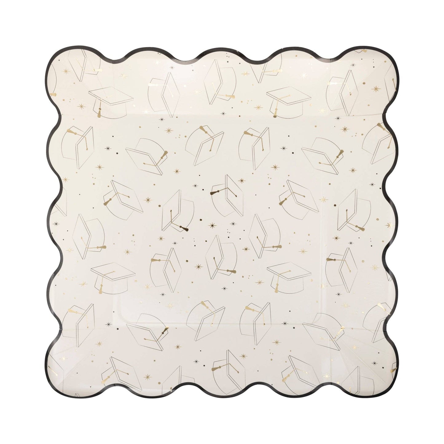 My Mind’s Eye GRD1144 Cap Pattern 11-inch plate with colorful, detailed cap design on white ceramic background