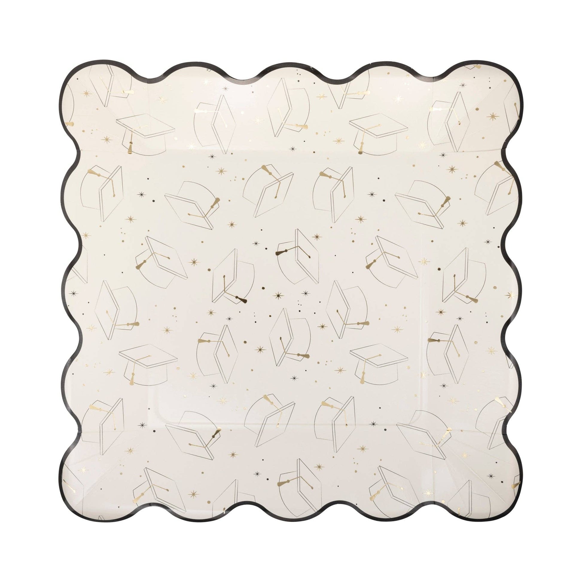 My Mind’s Eye GRD1144 Cap Pattern 11-inch plate with colorful, detailed cap design on white ceramic background