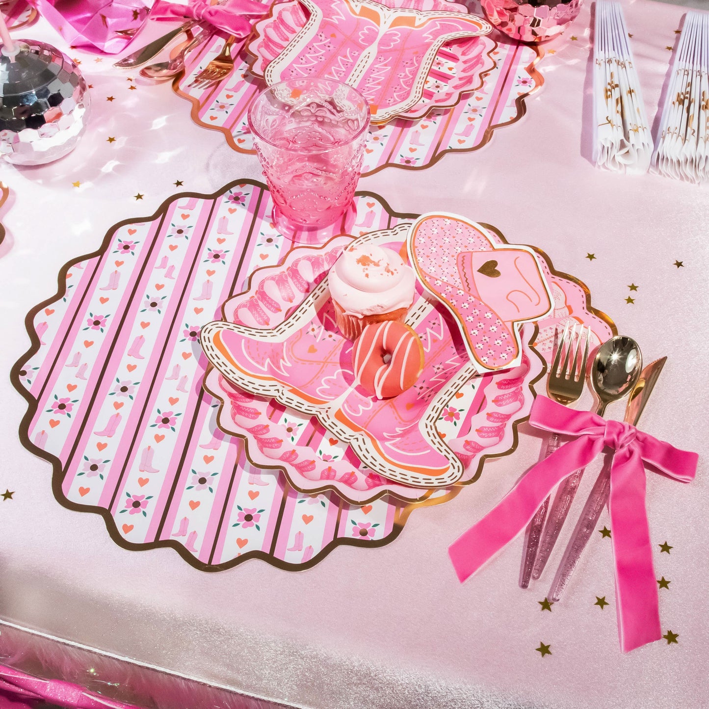 Boot Scoot Blooms Placemat Set - Porcupine Paper Co.