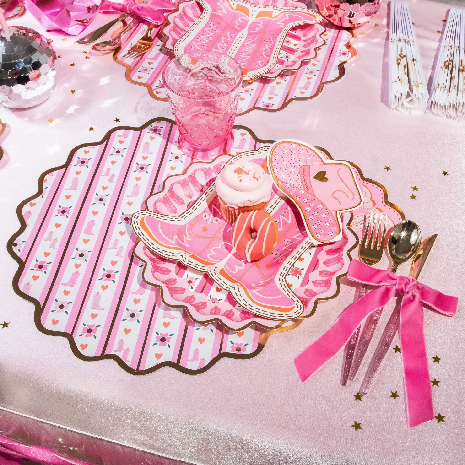 Boot Scoot Blooms Placemat Set - Porcupine Paper Co.