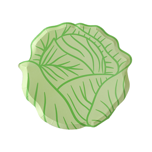 Bunnies In The Garden Cabbage Large Plates | Pack of 8