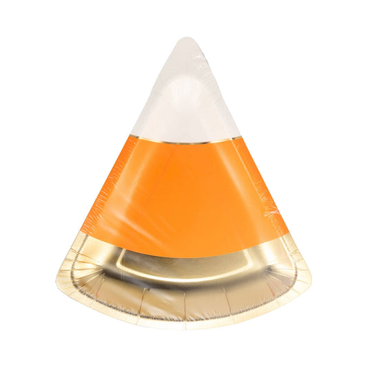 Candy Corn Shaped Plates | 8 count