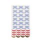 Bonjour Fête 4th of July bow flag guest towels pack of 20, festive red, white, and blue patriotic paper hand towels for celebrations