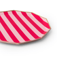 Light  Haute Pink Cabana Stripe Large Dinner Plates - 10.75" | Pack of 8 - Porcupine Paper Co.