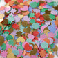 Colorful Magic Confetti Celebration Sprinkle Mix from Packed Party with vibrant, multicolored sprinkles for festive occasions
