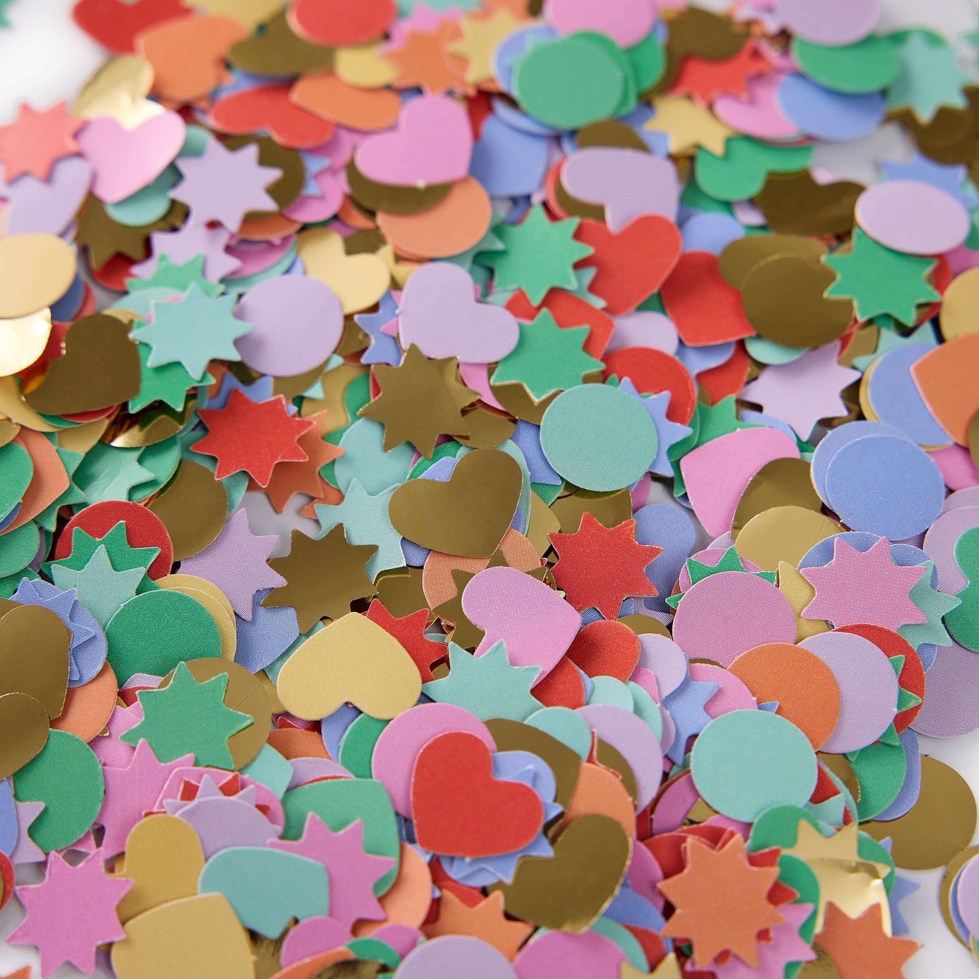 Colorful Magic Confetti Celebration Sprinkle Mix from Packed Party with vibrant, multicolored sprinkles for festive occasions