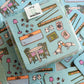 Set of 12 Thirteenwinks Mahjong Essentials disposable coasters featuring traditional Mahjong tile designs.