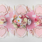 Pink Bow Dinner Plates - 11" | Set of 8 - Porcupine Paper Co.