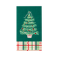 Christmas Tree Plaid Guest Towels | Set of 20