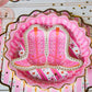 Boot Scoot Blooms Cowboy Boot Dessert Plate Set - Porcupine Paper Co.