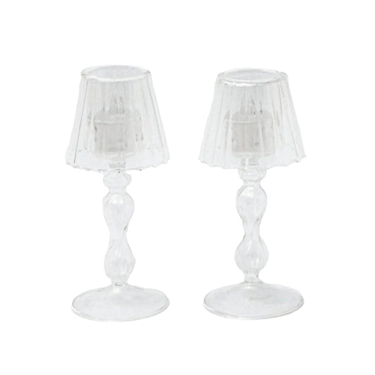 Glass Tea Light Candle Holder | Clear