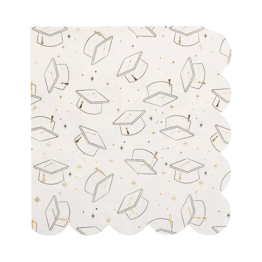 Grad Cap Cocktail Napkin | 18 count