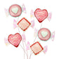 Valentine Candy Balloons | Set of 6